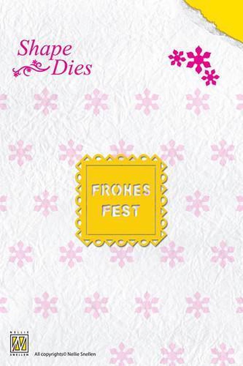 Shape Die Text Frohes Fest (text fits in SD014)